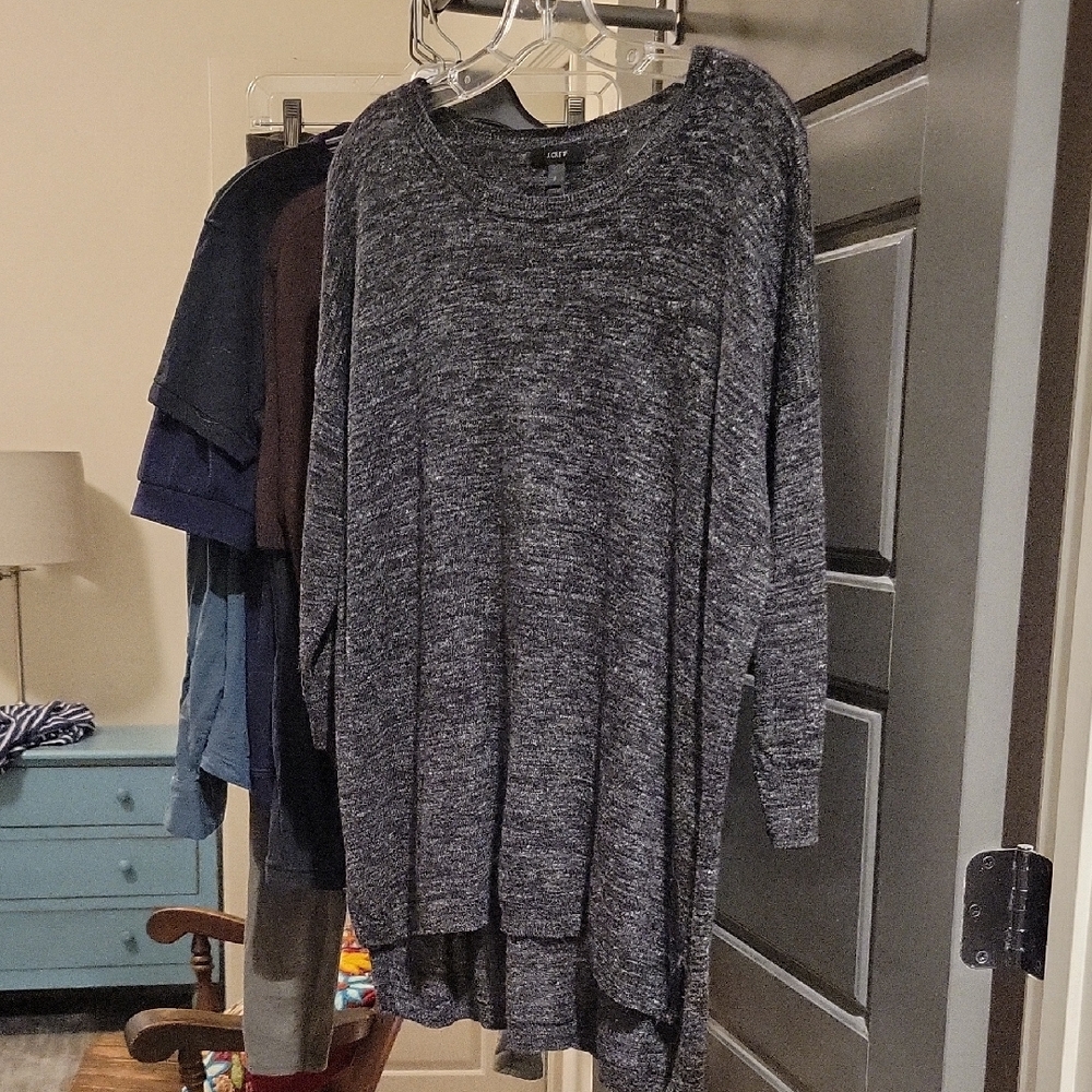 EUC J. Crew Wool Linen Alpaca Blend Lightweight Tunic Sweater SMALL